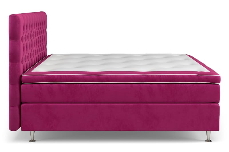 GRAND XL Kontinentalsäng 180x200 cm Rosa Sammet - Möbler - Sovrum - Sängar - Kontinentalsängar