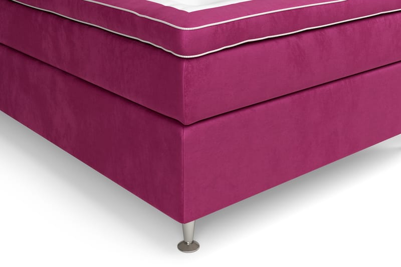 GRAND XL Sängpaket 120x200 cm Rosa Sammet - Kontinentalsängar
