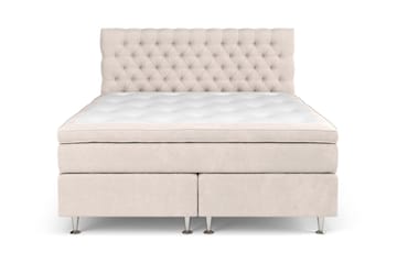 GRAND XL Sängpaket 180x200 cm Beige Sammet