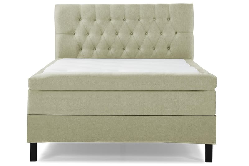 HAPPY Kontinentalsäng 140 Polyeter Grön - Möbler - Sovrum - Sängar - Komplett Sängpaket