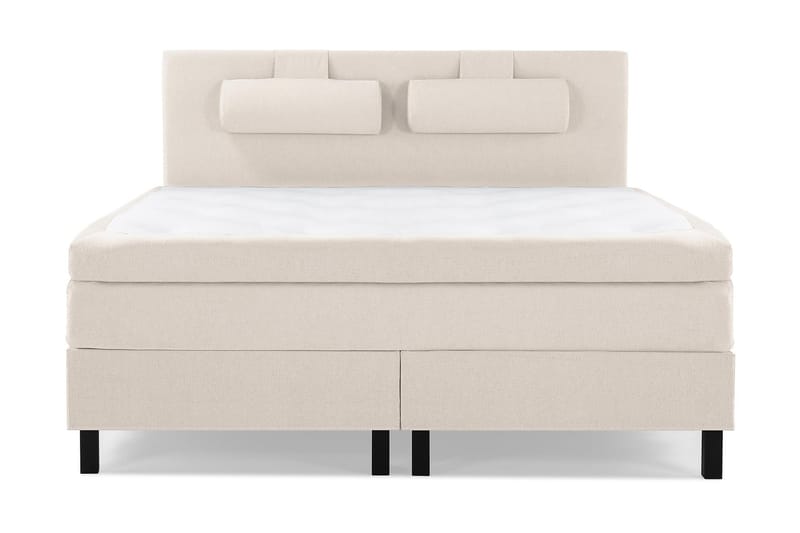HAPPY Kontinentalsäng 150 Polyeter Beige - Möbler - Sovrum - Sängar - Kontinentalsängar