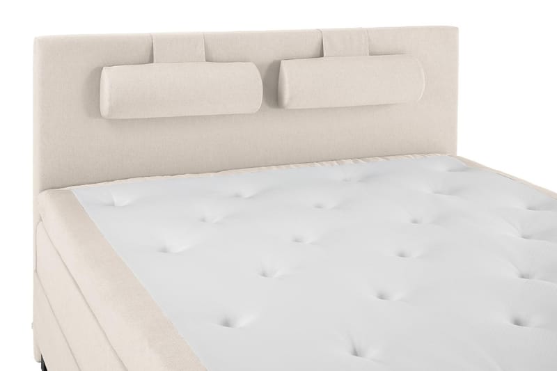 HAPPY Kontinentalsäng 150 Polyeter Beige - Möbler - Sovrum - Sängar - Kontinentalsängar