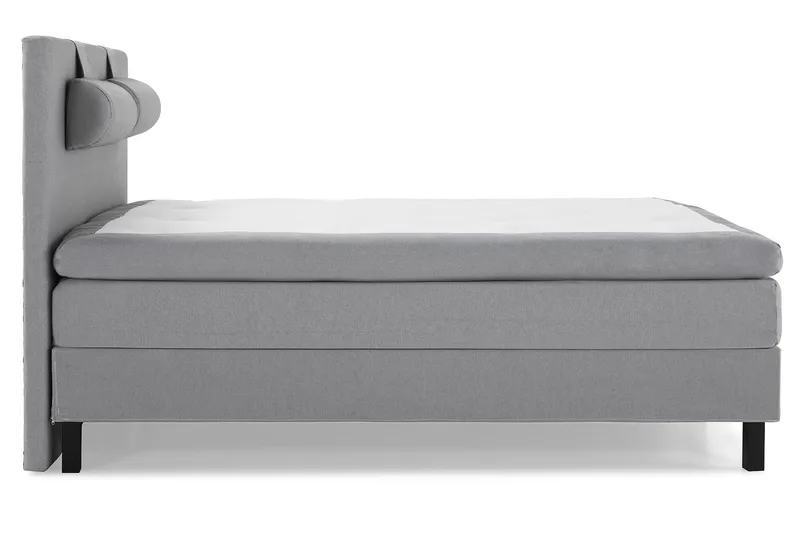 HAPPY Sängpaket 180 Memorymadrass Slät Grå - Möbler - Sovrum - Sängar - Kontinentalsängar