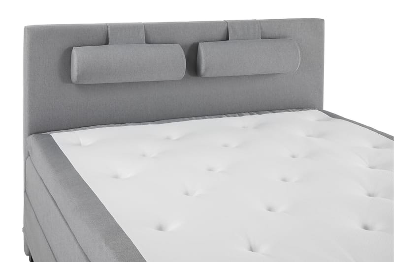 HAPPY Sängpaket 180 Memorymadrass Slät Grå - Möbler - Sovrum - Sängar - Kontinentalsängar