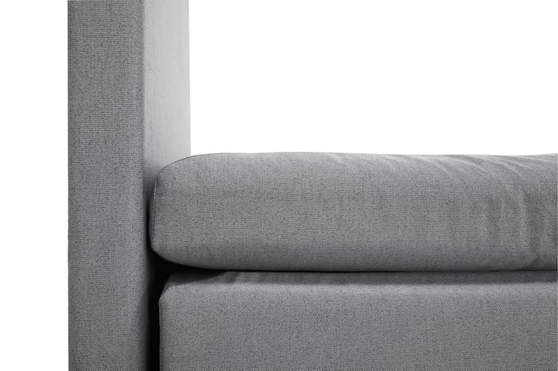 HAPPY Sängpaket 180 Memorymadrass Slät Grå - Möbler - Sovrum - Sängar - Kontinentalsängar