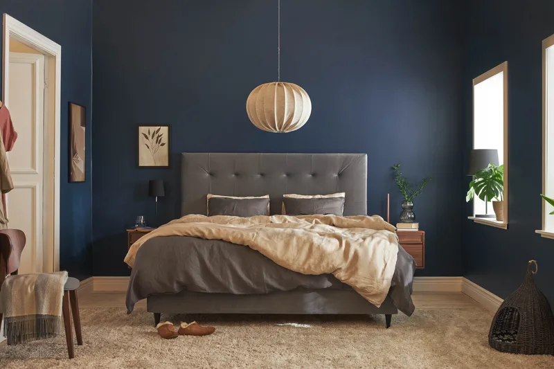 Happy Plus Sängpaket Kontinentalsäng 180x200 cm - Grå - Möbler - Sovrum - Sängar - Kontinentalsängar