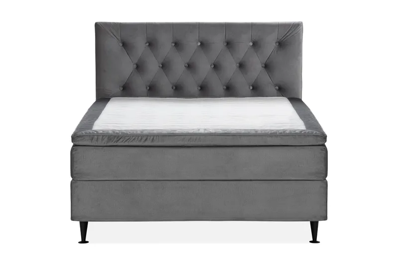 Happy Plus Sängpaket Kontinentalsäng 140x200 cm, Grå