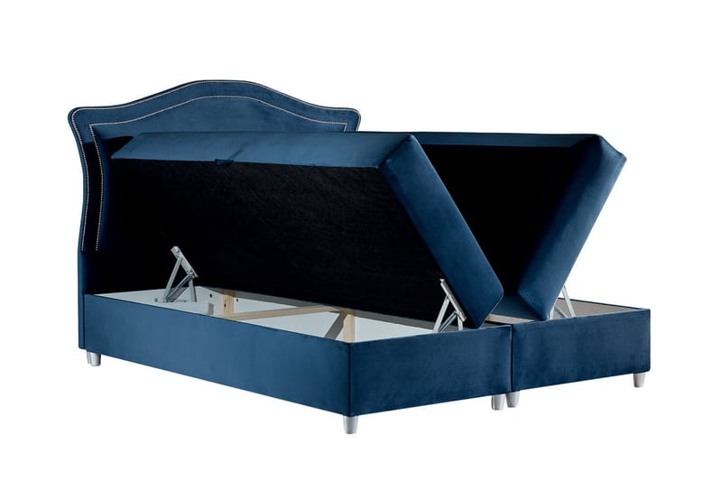 Hestra Kontinentalsäng 160x200 cm LED-belysning - Blå - Möbler - Sovrum - Sängar - Kontinentalsängar