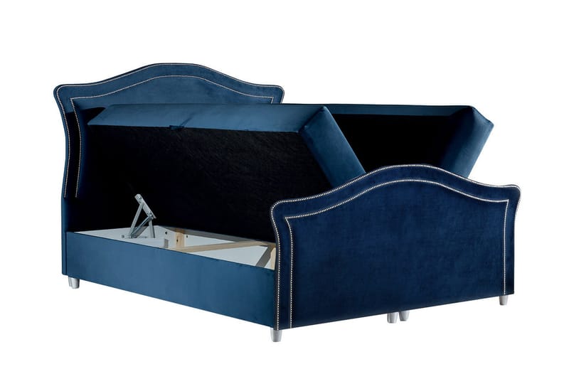 Hestra Lux Kontinentalsäng 140x200 cm LED-belysning - Brun - Möbler - Sovrum - Sängar - Kontinentalsängar