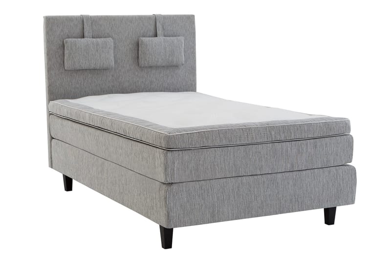 HILTON DELUXE Kontinentalsäng 140 Fast Polyeterskum Ljusgrå