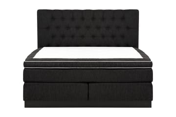 HILTON DELUXE Kontinentalsäng 180 Fast Polyeterskum Svart