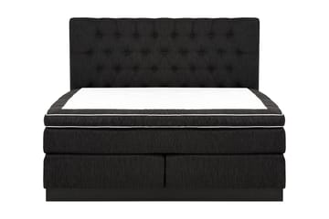 HILTON DELUXE Kontinentalsäng 180 Fast Polyeterskum Svart