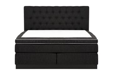 HILTON DELUXE Kontinentalsäng 180 Fast Polyeterskum Svart