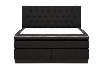 HILTON DELUXE Kontinentalsäng 180 Fast Polyeterskum Svart