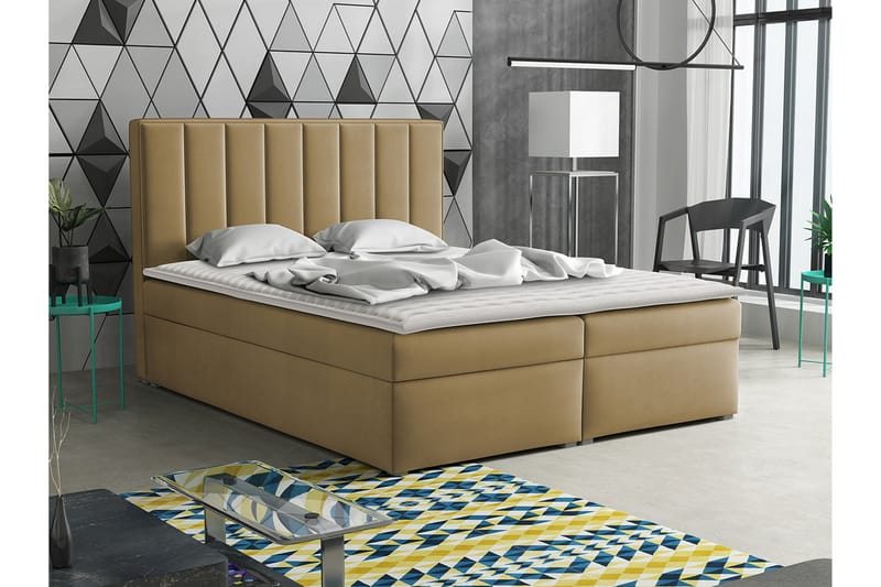 HORAM Kontinentalsäng 180x200 cm Beige - Möbler - Sovrum - Sängar - Kontinentalsängar