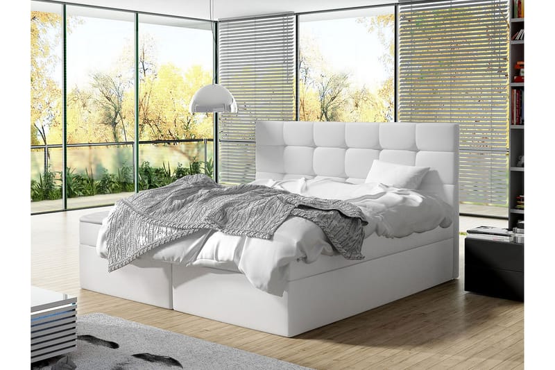 HOSTOEN Kontinentalsäng 160x200 cm Vit - Möbler - Sovrum - Sängar - Kontinentalsängar