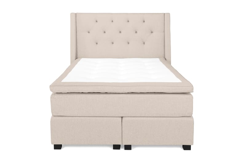 HUNT Kontinentalsäng - Sängpaket 140 Beige - Möbler - Sovrum - Sängar - Komplett Sängpaket