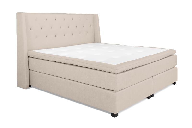 HUNT Kontinentalsäng - Sängpaket 210 Beige - Möbler - Sovrum - Sängar - Komplett Sängpaket
