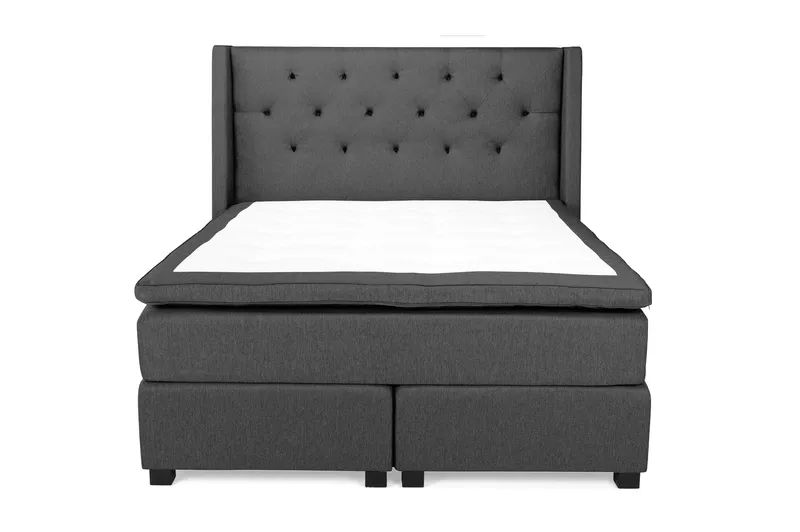 Imperia Komplett Komplett Sängpaket 160x200 cm - Mörkgrå - Möbler - Sovrum - Sängar - Kontinentalsängar