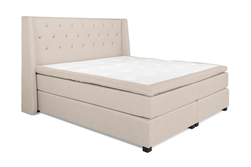 Imperia Komplett Komplett Sängpaket 210x210 cm - Beige - Möbler - Sovrum - Sängar - Kontinentalsängar
