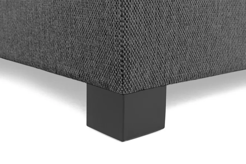 Imperia Komplett Sängpaket 210x210 cm Kontinentalsäng med gavel - Mörkgrå - Möbler - Sovrum - Sängar - Kontinentalsängar