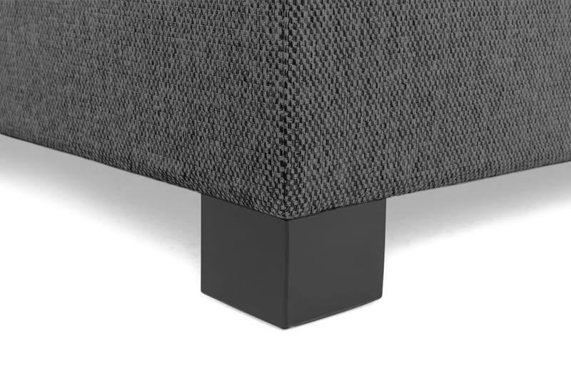 Imperia Komplett Sängpaket 210x210 cm Kontinentalsäng med gavel - Mörkgrå - Möbler - Sovrum - Sängar - Kontinentalsängar