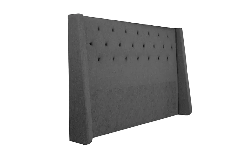 Imperia Komplett Sängpaket 210x210 cm Kontinentalsäng med gavel - Mörkgrå - Möbler - Sovrum - Sängar - Kontinentalsängar