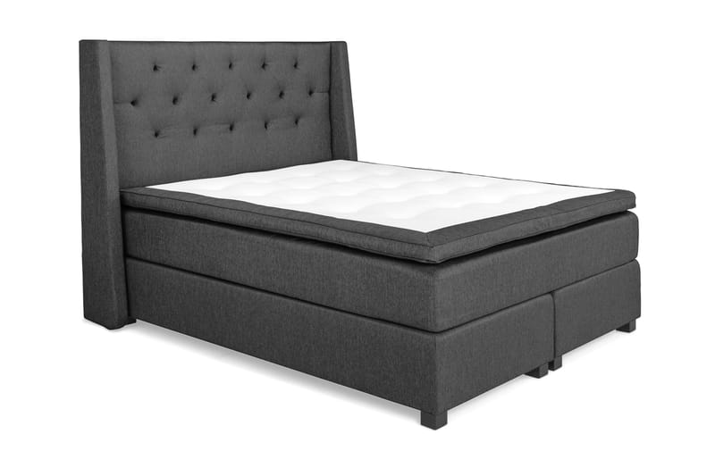Imperia Kontinentalsäng 160x200 cm - Mörkgrå - Möbler - Sovrum - Sängar - Kontinentalsängar