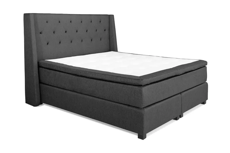 Imperia Kontinentalsäng 180x200 - Mörkgrå - Möbler - Sovrum - Sängar - Kontinentalsängar