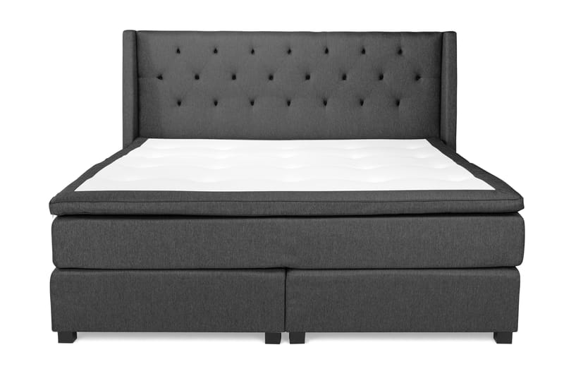 Imperia Kontinentalsäng 210x210 cm, Mörkgrå