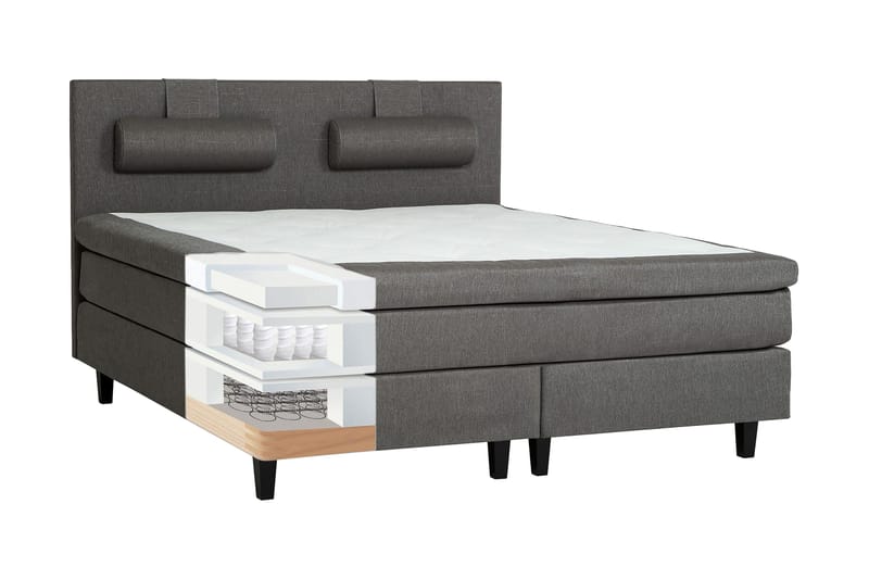 James Kontinentalsäng 180x200 cm - Ljusgrå - Möbler - Sovrum - Sängar - Kontinentalsängar