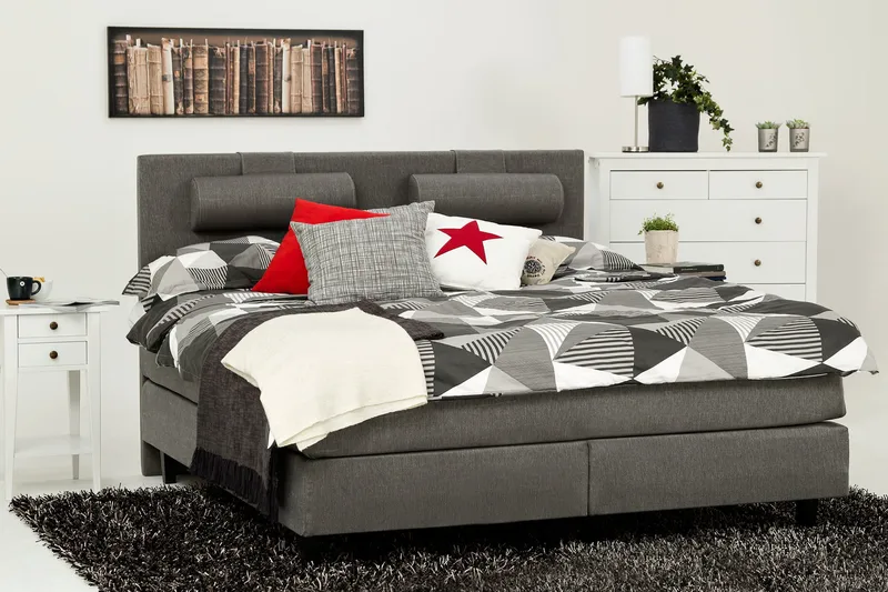 James Kontinentalsäng 180x200 cm - Ljusgrå - Möbler - Sovrum - Sängar - Kontinentalsängar