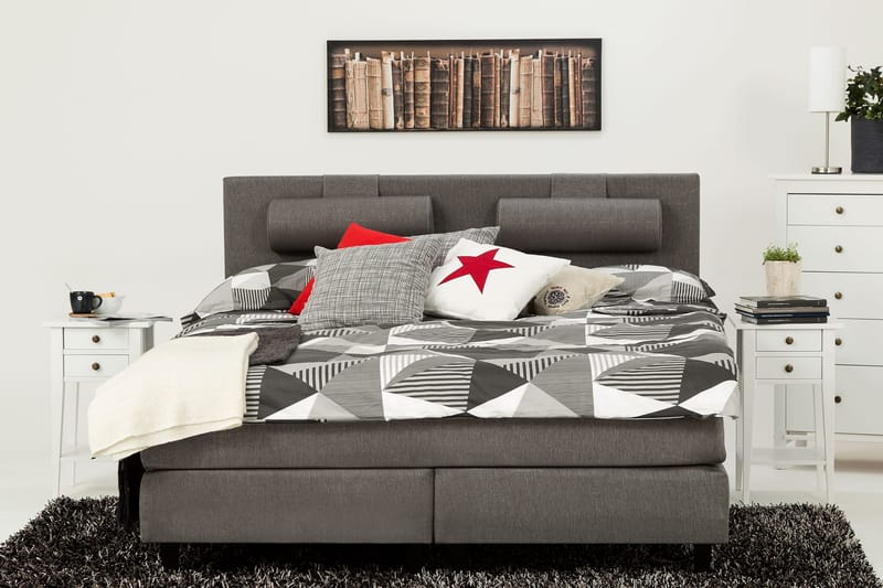 James Kontinentalsäng 180x200 cm - Ljusgrå - Möbler - Sovrum - Sängar - Kontinentalsängar