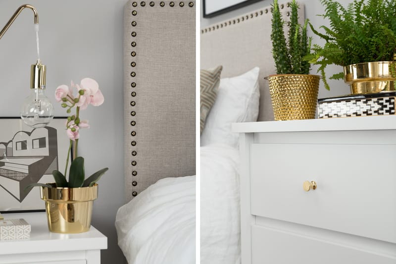 Jolie Komplett Sängpaket 140x200 cm - Beige - Möbler - Sovrum - Sängar - Kontinentalsängar