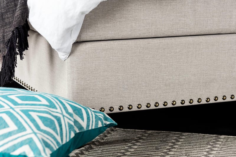 Jolie Komplett Sängpaket 180x200 cm - Beige - Möbler - Sovrum - Sängar - Kontinentalsängar