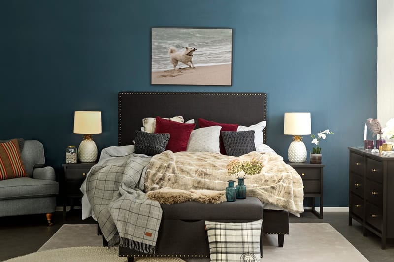 Jolie Komplett Sängpaket 180x200 - Svart - Möbler - Sovrum - Sängar - Kontinentalsängar