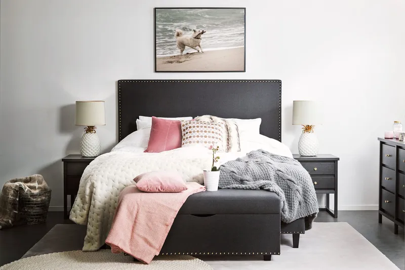 Jolie Kontinentalsäng 180x200 cm - Svart - Möbler - Sovrum - Sängar - Kontinentalsängar
