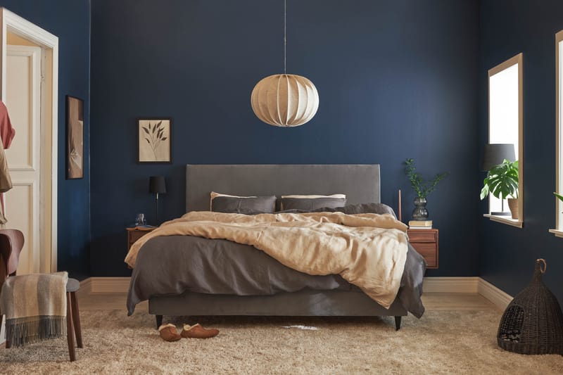 JOLLY PLUSS Sängpaket Kontinentalsäng 180x200 cm Grå - Grå - Möbler - Sovrum - Sängar - Kontinentalsängar