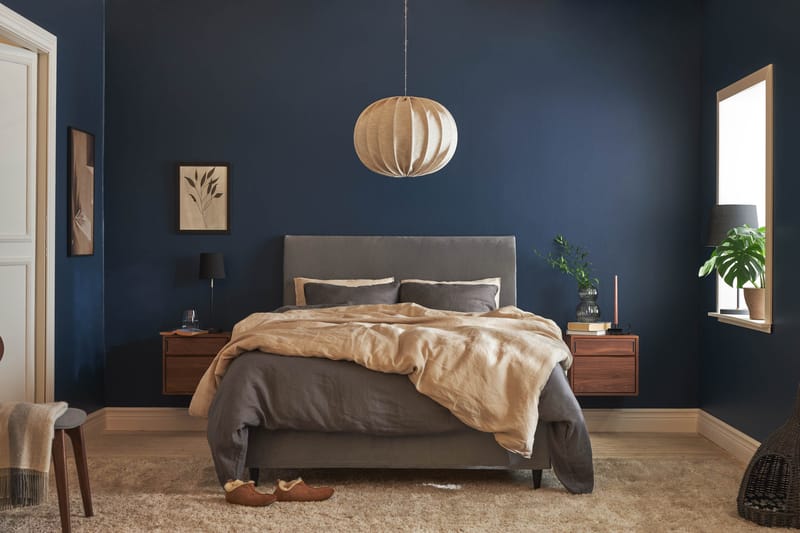 JOLLY PLUSS Sängpaket Kontinentalsäng 140x200 cm Grå - Grå - Möbler - Sovrum - Sängar - Komplett Sängpaket