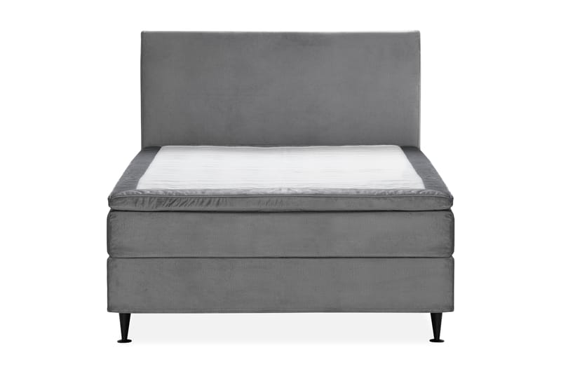 JOLLY PLUSS Sängpaket Kontinentalsäng 140x200 cm Grå - Grå - Möbler - Sovrum - Sängar - Komplett Sängpaket