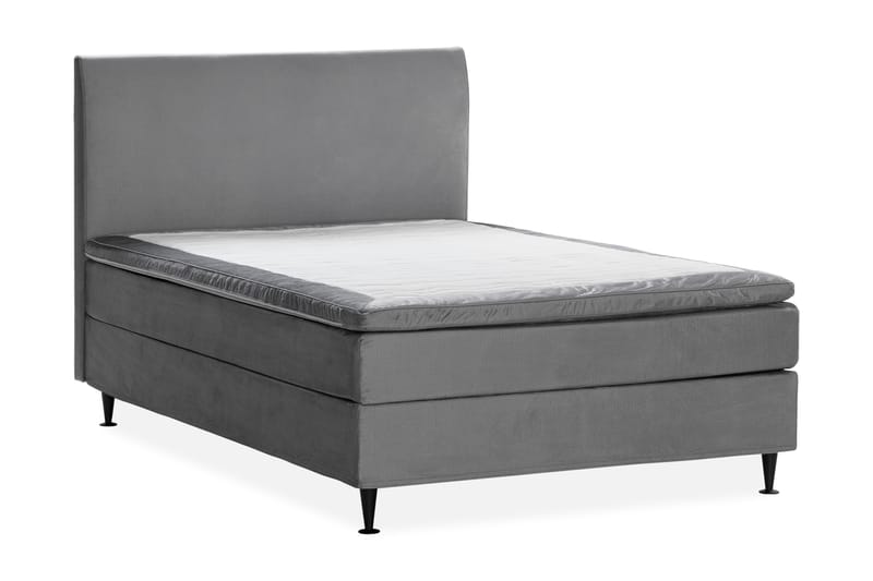 JOLLY PLUSS Sängpaket Kontinentalsäng 140x200 cm Grå - Grå - Möbler - Sovrum - Sängar - Komplett Sängpaket