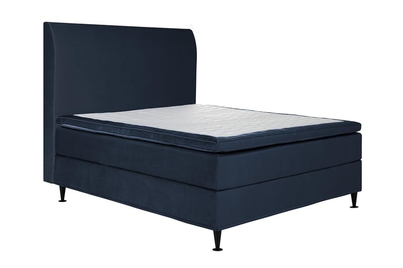 JOLLY PLUSS Sängpaket Kontinentalsäng 160x200 cm Mörkblå - Mörkblå - Möbler - Sovrum - Sängar - Kontinentalsängar