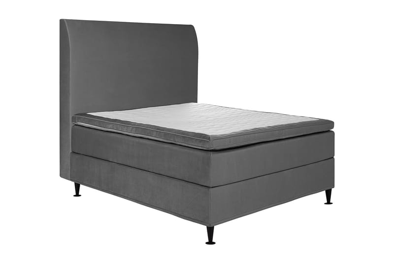 JOLLY PLUSS Sängpaket Kontinentalsäng 120x200 cm Grå - Grå - Möbler - Sovrum - Sängar - Komplett Sängpaket