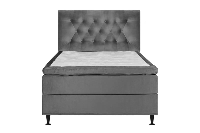 JOLLY PLUSS Sängpaket Kontinentalsäng 120x200 cm Grå - Grå - Möbler - Sovrum - Sängar - Komplett Sängpaket