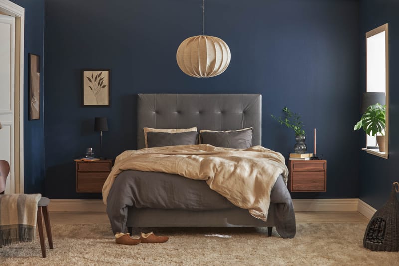 JOLLY PLUSS Sängpaket Kontinentalsäng 120x200 cm Grå - Grå - Möbler - Sovrum - Sängar - Komplett Sängpaket