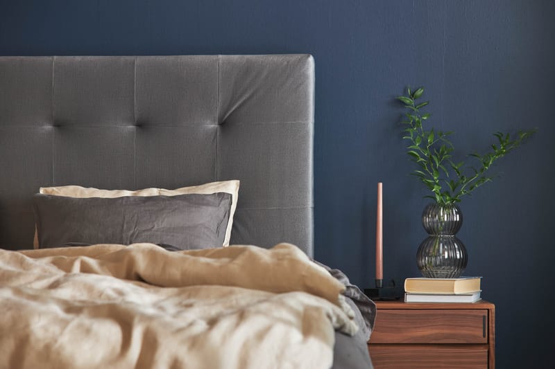 JOLLY PLUSS Sängpaket Kontinentalsäng 120x200 cm Grå - Grå - Möbler - Sovrum - Sängar - Komplett Sängpaket