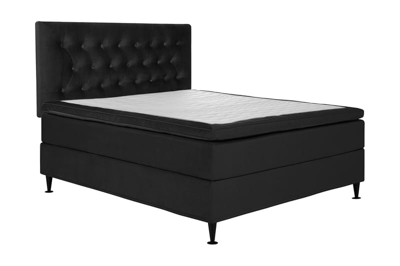 JOLLY PLUSS Sängpaket Kontinentalsäng 160x200 cm Mörkgrå - Mörkgrå - Möbler - Sovrum - Sängar - Kontinentalsängar
