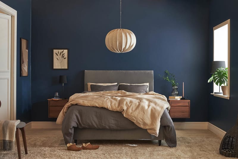 JOLLY PLUSS Kontinentalsäng 120x200 cm Grå - Grå - Möbler - Sovrum - Sängar - Komplett Sängpaket