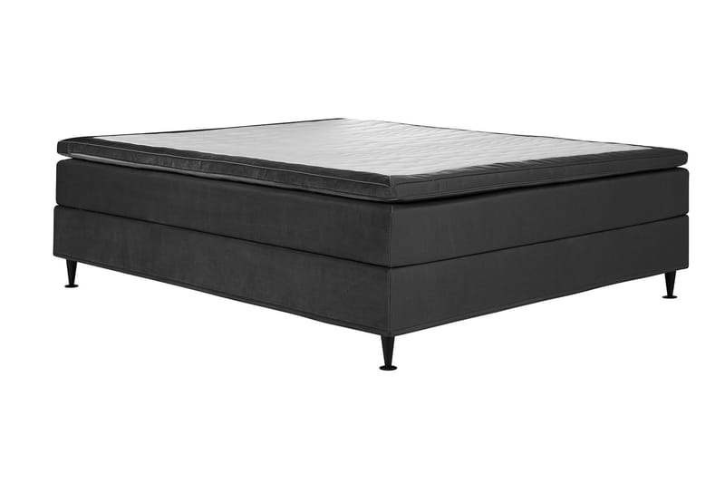 JOLLY PLUSS Kontinentalsäng 140x200 cm Mörkgrå - Mörkgrå - Möbler - Sovrum - Sängar - Komplett Sängpaket
