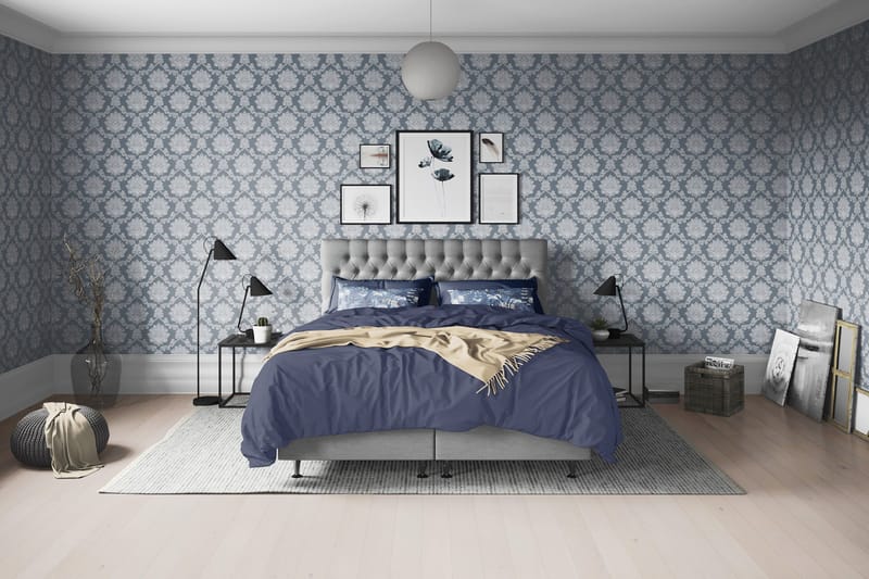 Joluma Kontinentalsäng Fast/Medium 180x200 cm, (+Fler val) 180x200 cm Grå